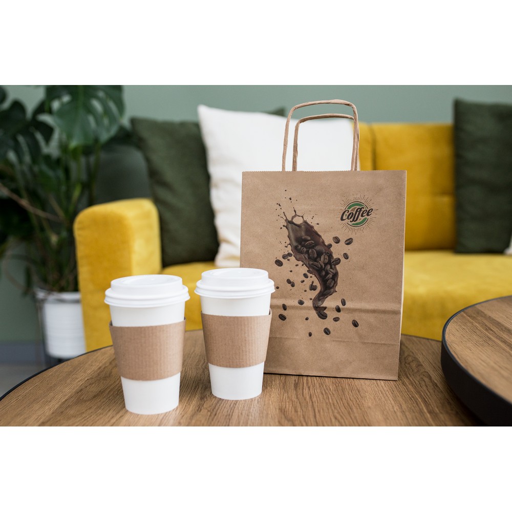 Torba papierowa A5 z recyklingu – elegancka i wytrzymała - Torby papierowe z nadrukiem logo | VEBI - zdjęcie 6