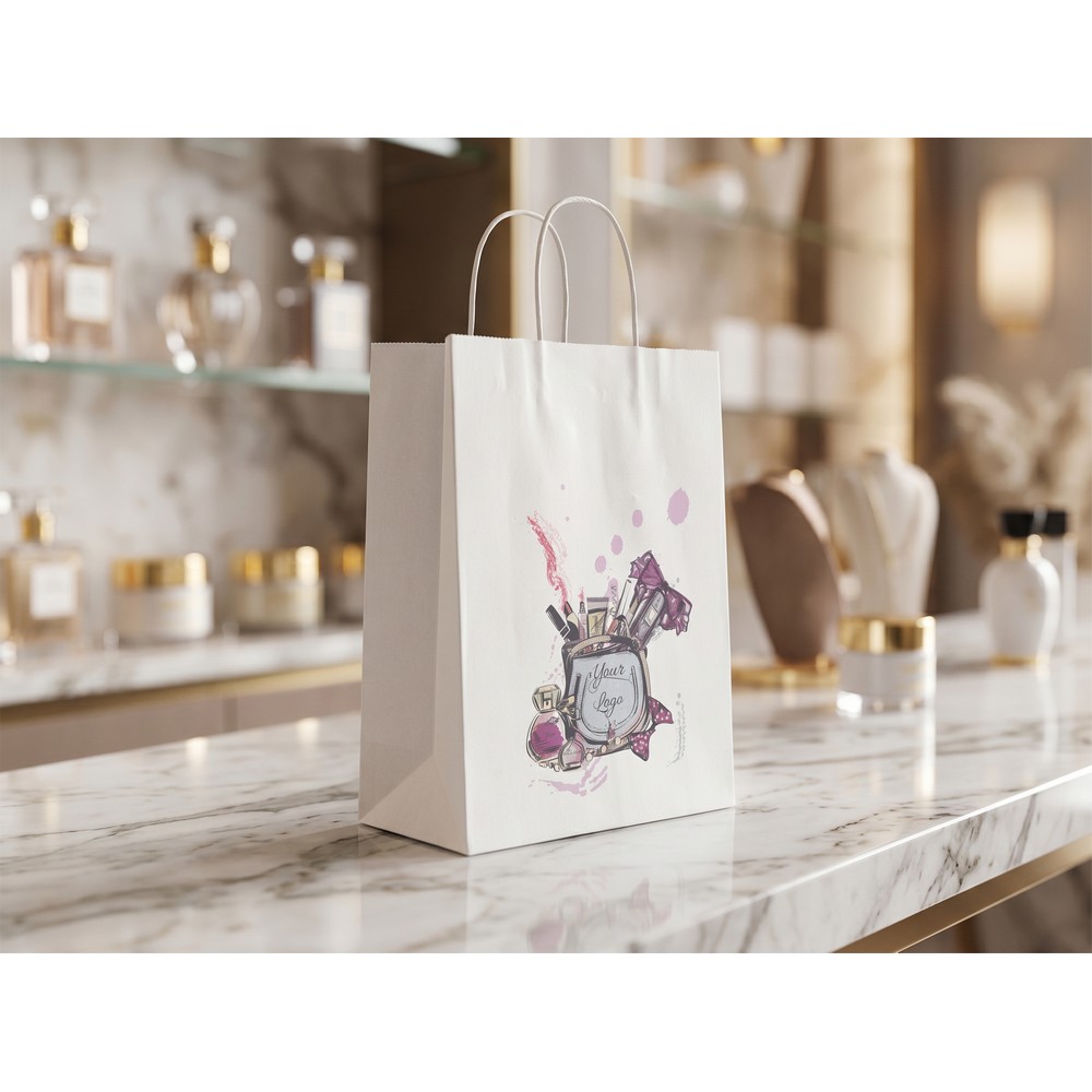 Elegancka torba papierowa A5 – Dialla SX - Torby papierowe z nadrukiem logo | VEBI - zdjęcie 3