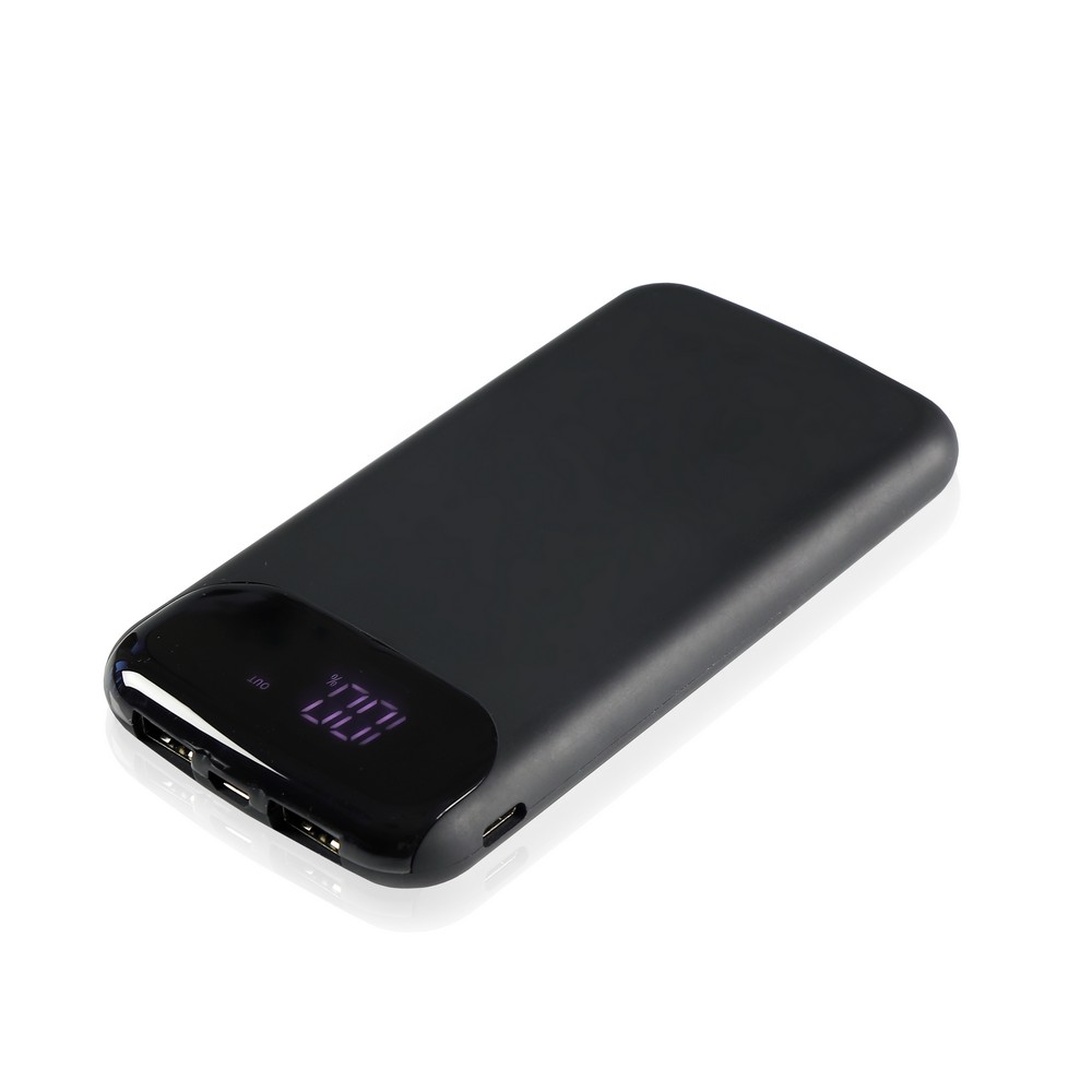 Power bank bezprzewodowy Eric 8000 mAh z ładowaniem indukcyjnym - Power banki z nadrukiem logo | VEBI
