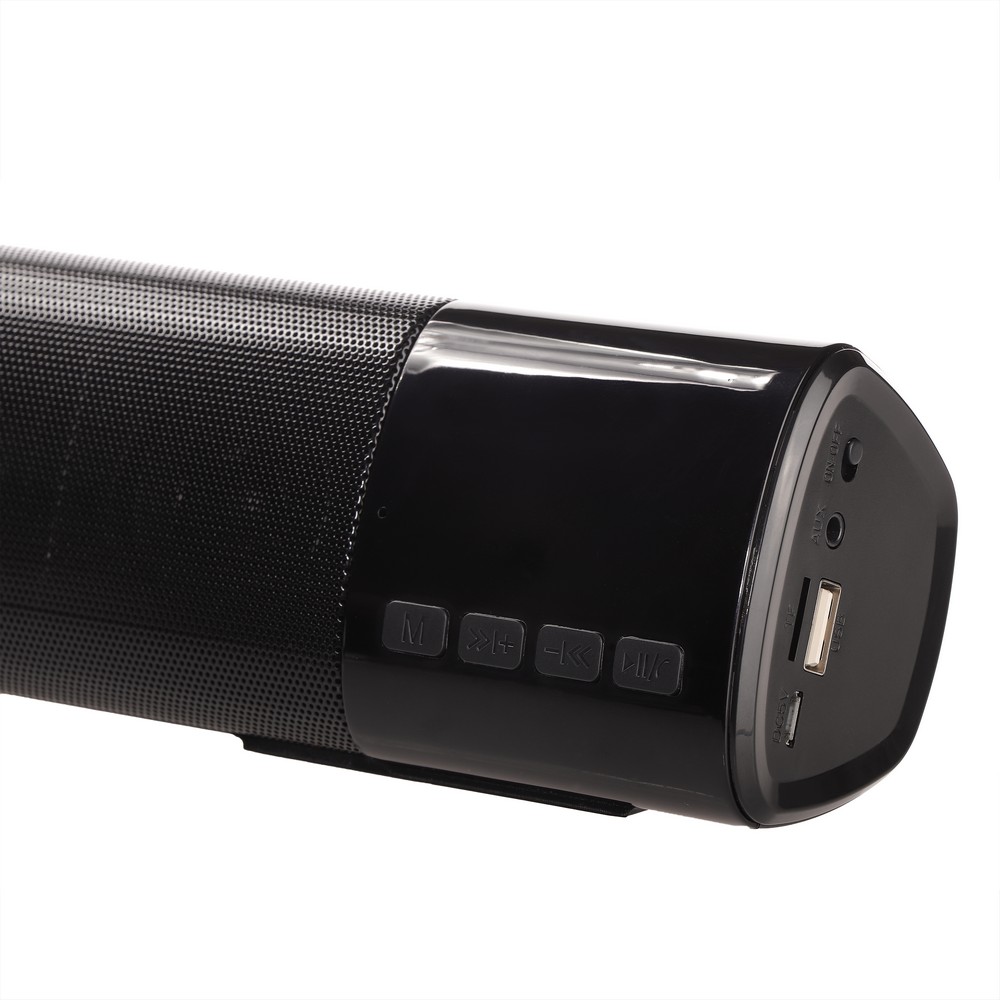 Głośnik Bluetooth Gabriel 2x5W z radiem i mikrofonem - Głośniki z nadrukiem logo | VEBI - zdjęcie 8