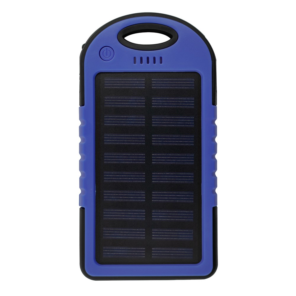 Power bank 4000 mAh z panelem słonecznym, z nadrukiem logo - Ładowarki z nadrukiem logo | VEBI - zdjęcie 2
