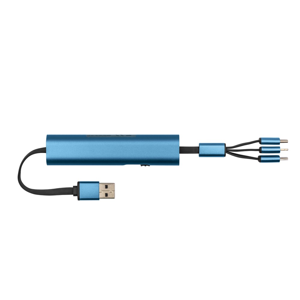 Uniwersalny kabel ładujący 4w1 Evelyn z możliwością znakowania - Kable z nadrukiem logo | VEBI - zdjęcie 34