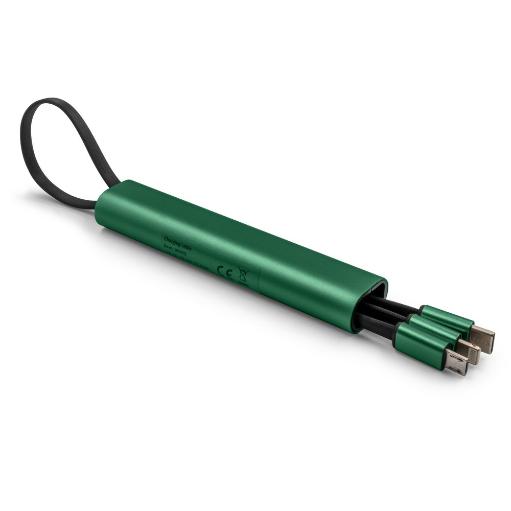 Uniwersalny kabel ładujący 4w1 Evelyn z możliwością znakowania - Kable z nadrukiem logo | VEBI - zdjęcie 39