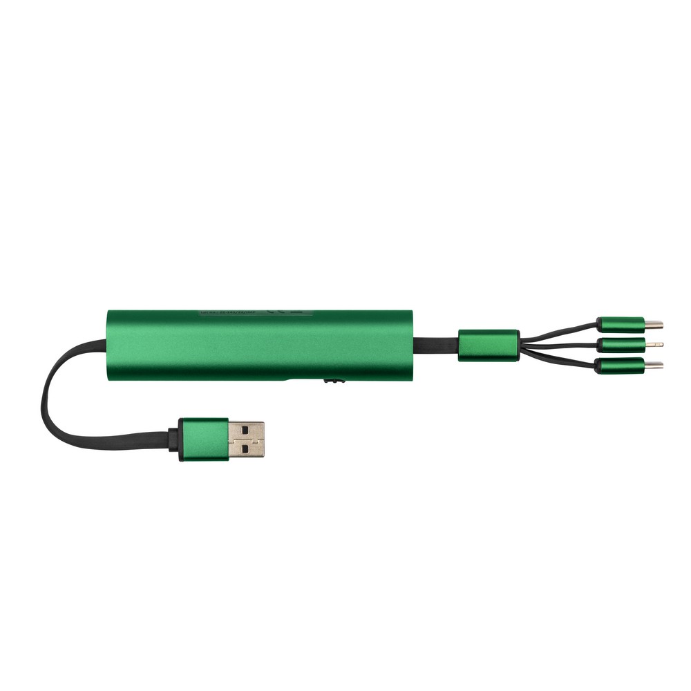 Uniwersalny kabel ładujący 4w1 Evelyn z możliwością znakowania - Kable z nadrukiem logo | VEBI - zdjęcie 44