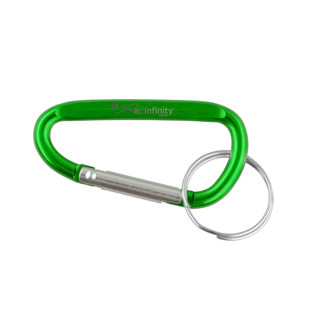Aluminiowy brelok karabińczyk z grawerem - Ebele - Breloki z nadrukiem logo | VEBI - zdjęcie 24
