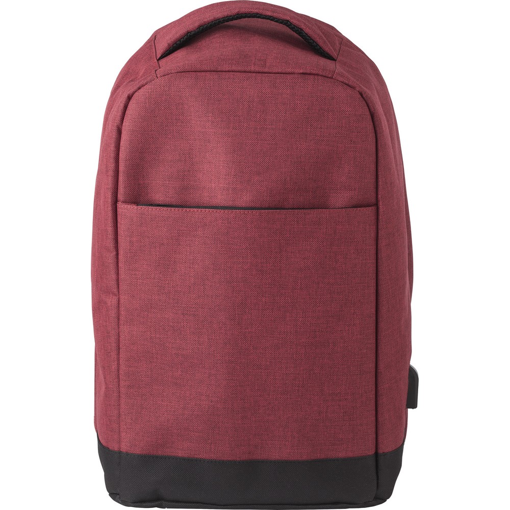 Plecak na laptopa 13" z haftem, poliester 600D - Torby i plecaki na laptopy z nadrukiem logo | VEBI