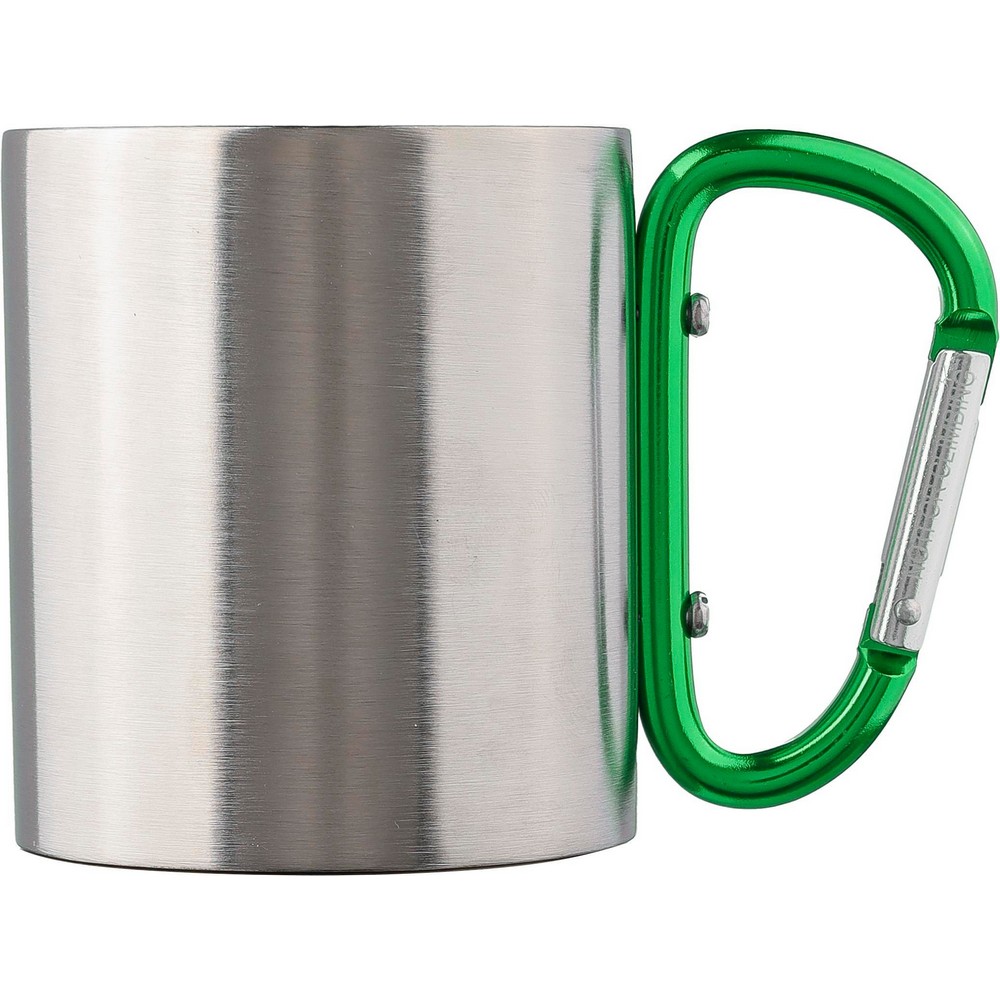 Kubek turystyczny z karabińczykiem 185ml - metal, podwójne ścianki - Kubki z nadrukiem logo | VEBI - zdjęcie 18