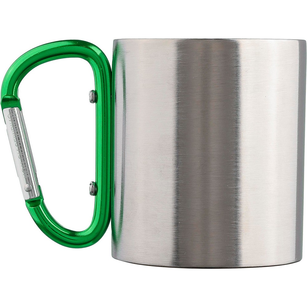 Kubek turystyczny z karabińczykiem 185ml - metal, podwójne ścianki - Kubki z nadrukiem logo | VEBI - zdjęcie 19