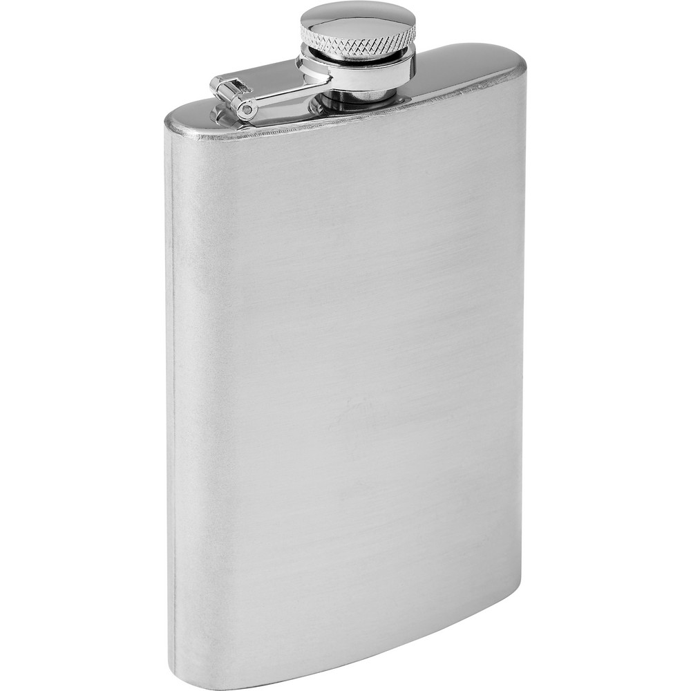 Elegancka piersiówka 100ml z matowym wykończeniem - Piersiówki z nadrukiem logo | VEBI