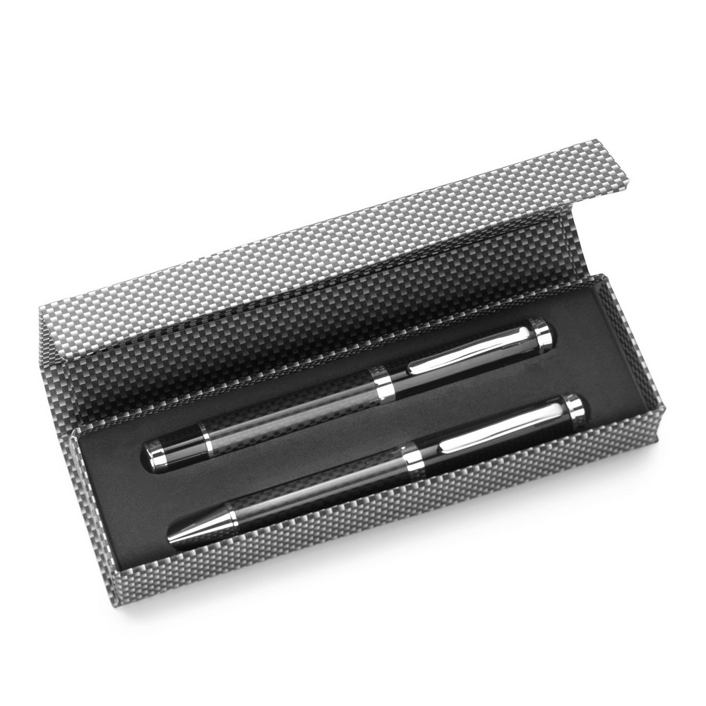 Elegancki zestaw piśmienniczy w etui z logo firmy - Zestawy piśmienne z nadrukiem logo | VEBI