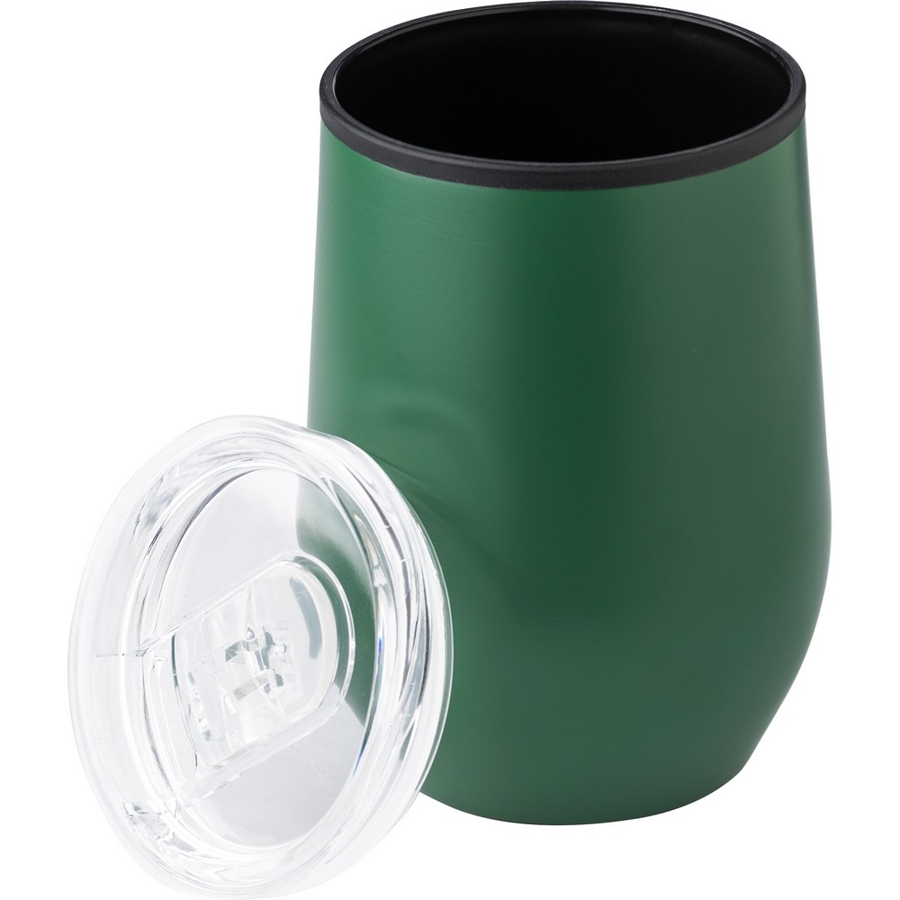 Stalowy kubek termiczny matowy 300ml z logo - Kubki i butelki termiczne z nadrukiem logo | VEBI - zdjęcie 11