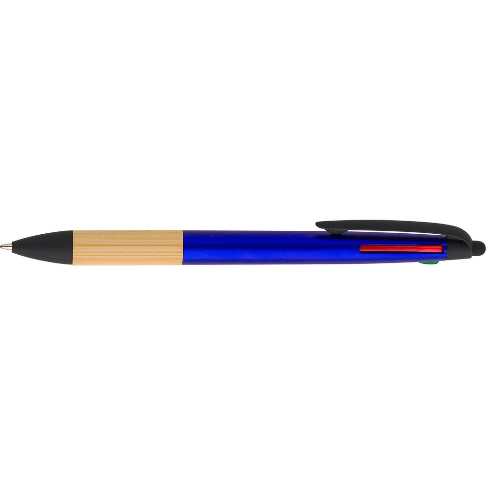 Bambusowy długopis 3w1 z touch pen - Długopisy nietypowe z nadrukiem logo | VEBI - zdjęcie 10