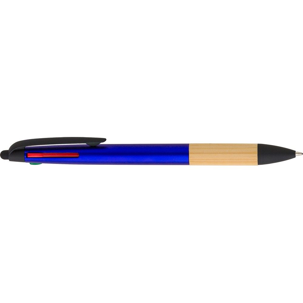 Bambusowy długopis 3w1 z touch pen - Długopisy nietypowe z nadrukiem logo | VEBI - zdjęcie 11