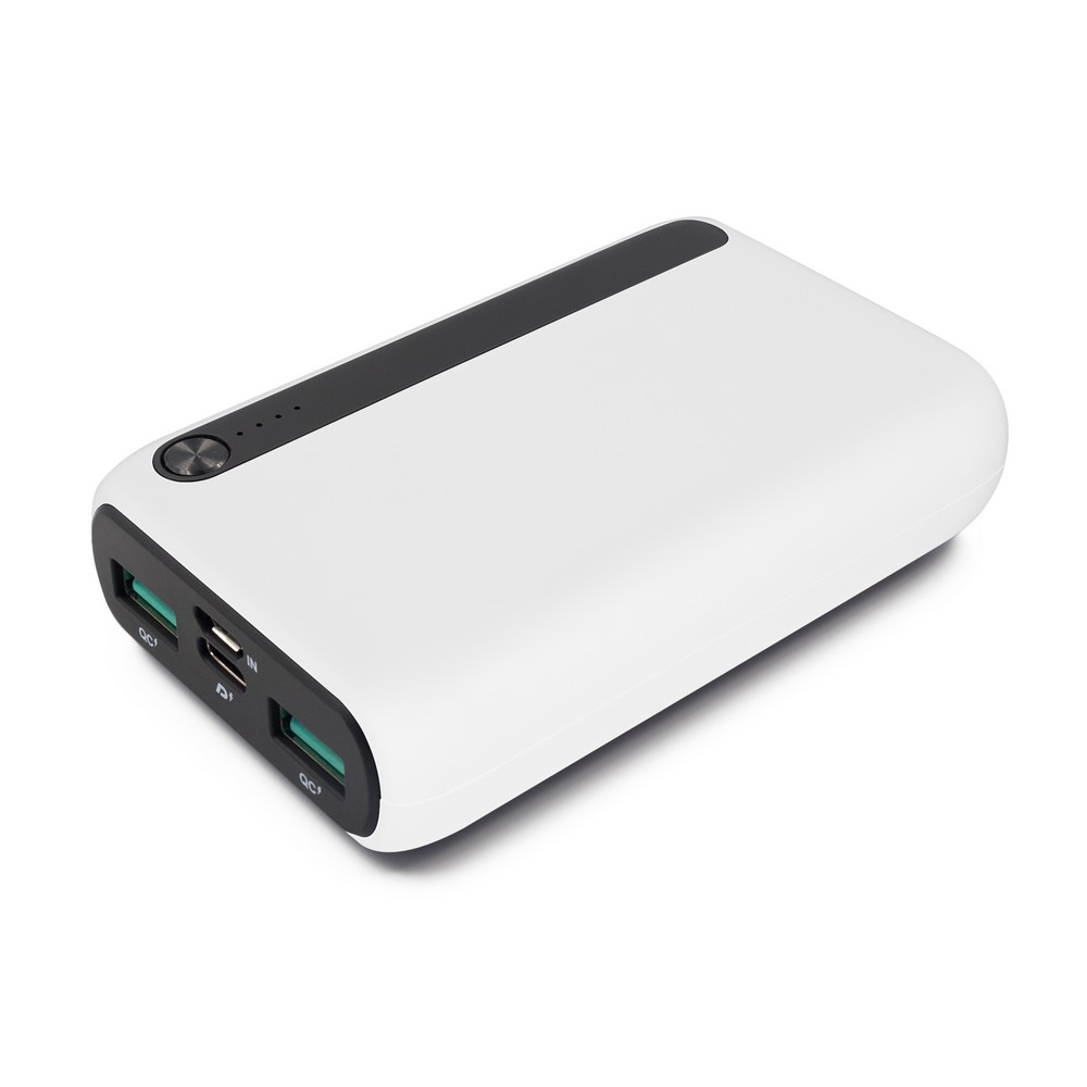 Powerbank Dashonte 10000 mAh z szybkim ładowaniem USB-C - Power banki z nadrukiem logo | VEBI - zdjęcie 3