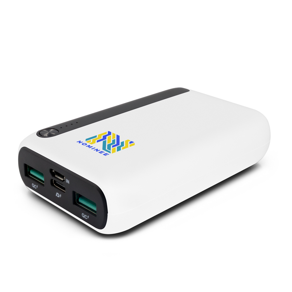 Powerbank Dashonte 10000 mAh z szybkim ładowaniem USB-C - Power banki z nadrukiem logo | VEBI - zdjęcie 6