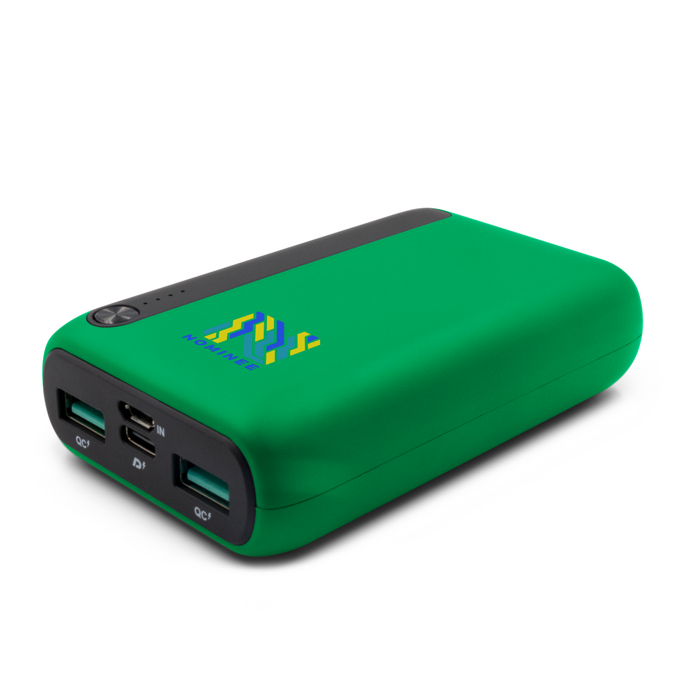 Powerbank Dashonte 10000 mAh z szybkim ładowaniem USB-C - Power banki z nadrukiem logo | VEBI - zdjęcie 17