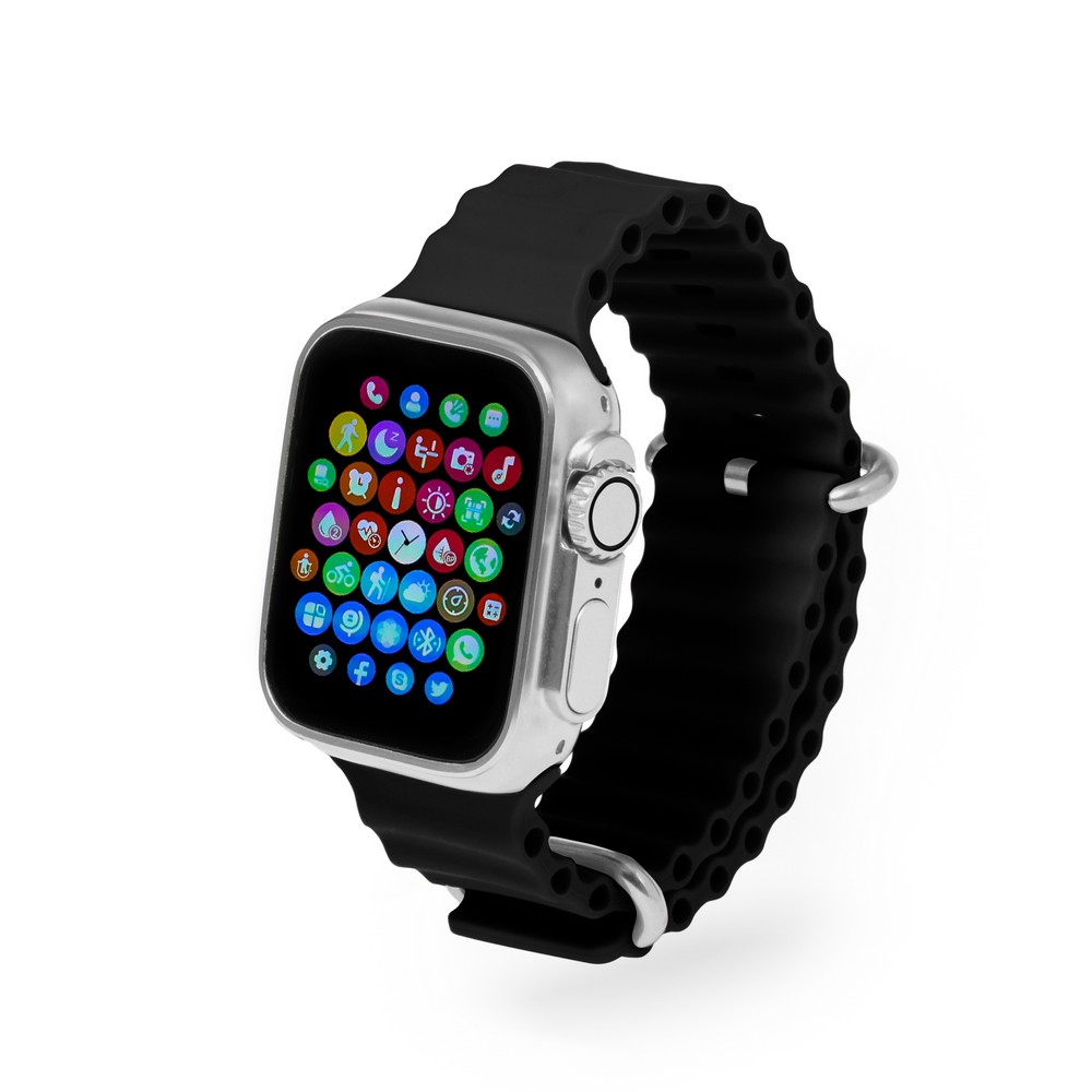 Smartwatch wielofunkcyjny z monitorem zdrowia 1.83" - Elektronika z nadrukiem logo | VEBI