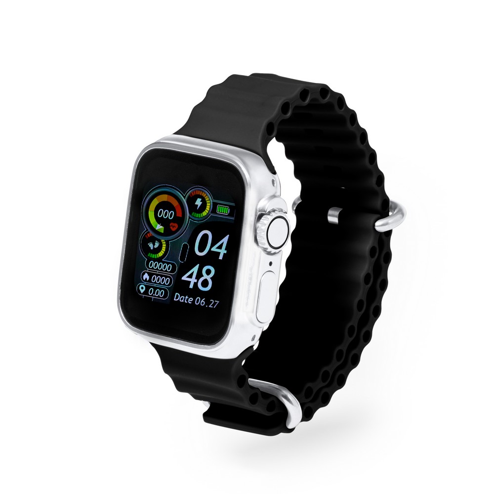 Smartwatch wielofunkcyjny z monitorem zdrowia 1.83" - Elektronika z nadrukiem logo | VEBI - zdjęcie 3