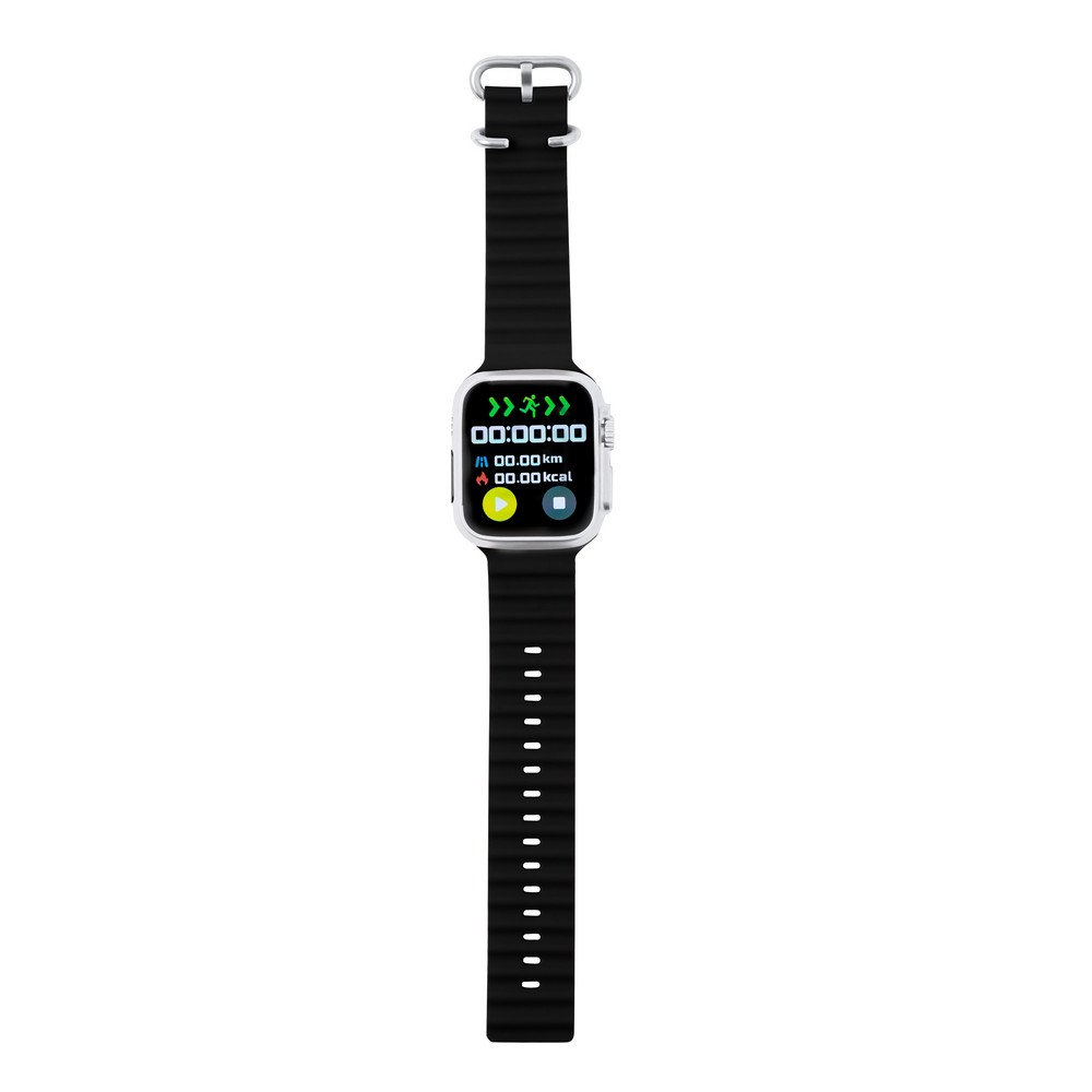 Smartwatch wielofunkcyjny z monitorem zdrowia 1.83" - Elektronika z nadrukiem logo | VEBI - zdjęcie 9