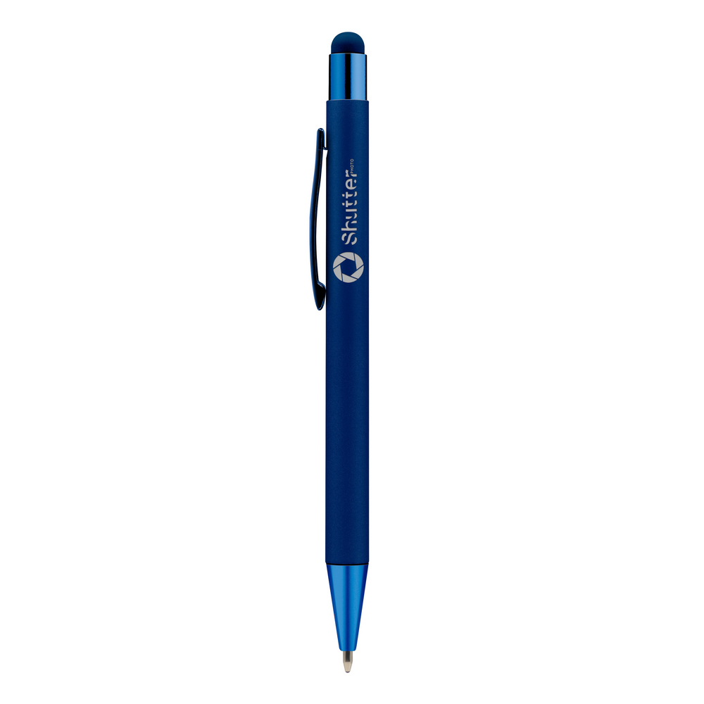 Aluminiowy długopis z touch pen Ida - elegancki gadżet promocyjny - Długopisy metalowe z nadrukiem logo | VEBI - zdjęcie 22