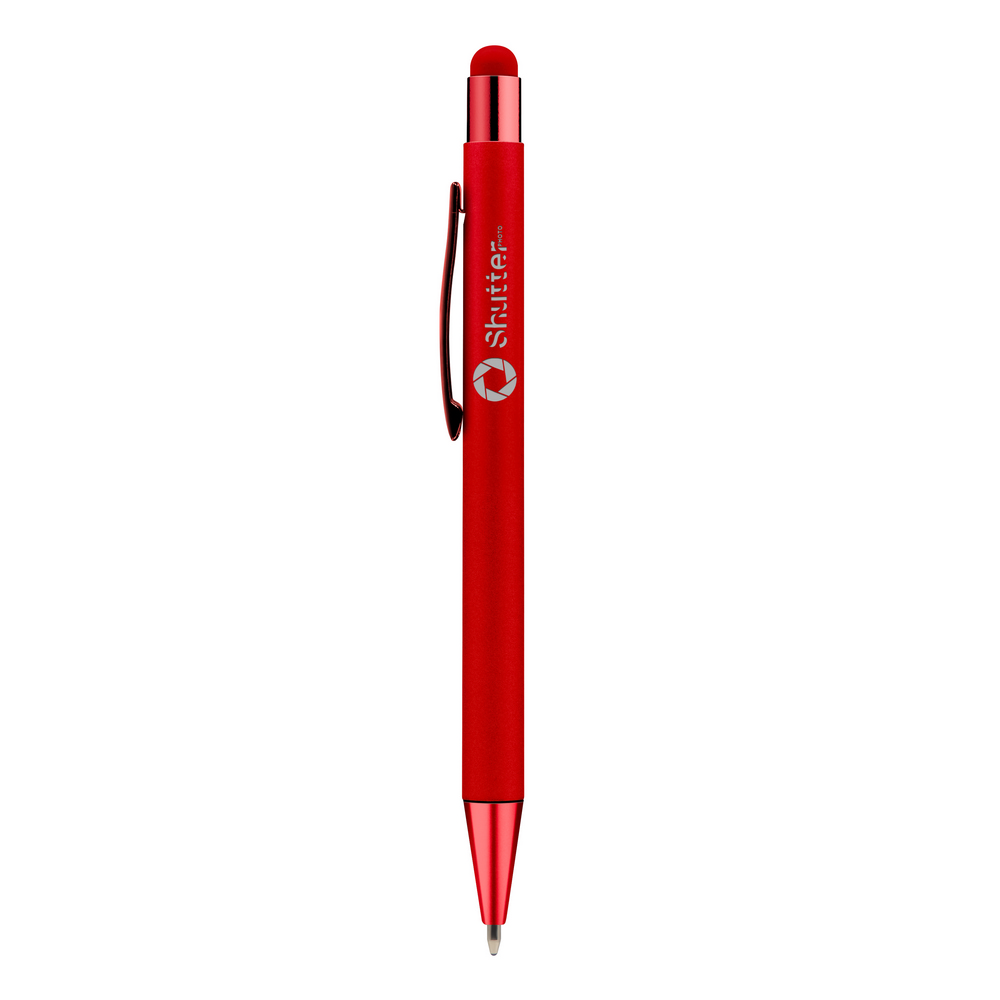 Aluminiowy długopis z touch pen Ida - elegancki gadżet promocyjny - Długopisy metalowe z nadrukiem logo | VEBI - zdjęcie 15