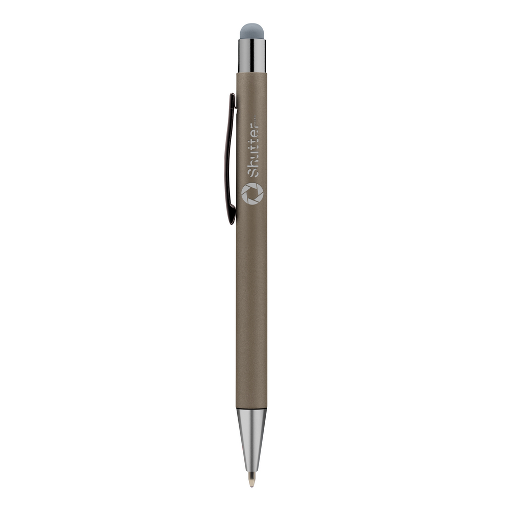 Aluminiowy długopis z touch pen Ida - elegancki gadżet promocyjny - Długopisy metalowe z nadrukiem logo | VEBI - zdjęcie 36