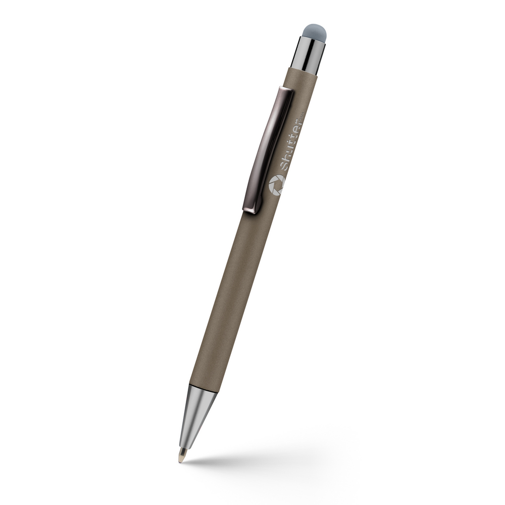 Aluminiowy długopis z touch pen Ida - elegancki gadżet promocyjny - Długopisy metalowe z nadrukiem logo | VEBI - zdjęcie 37