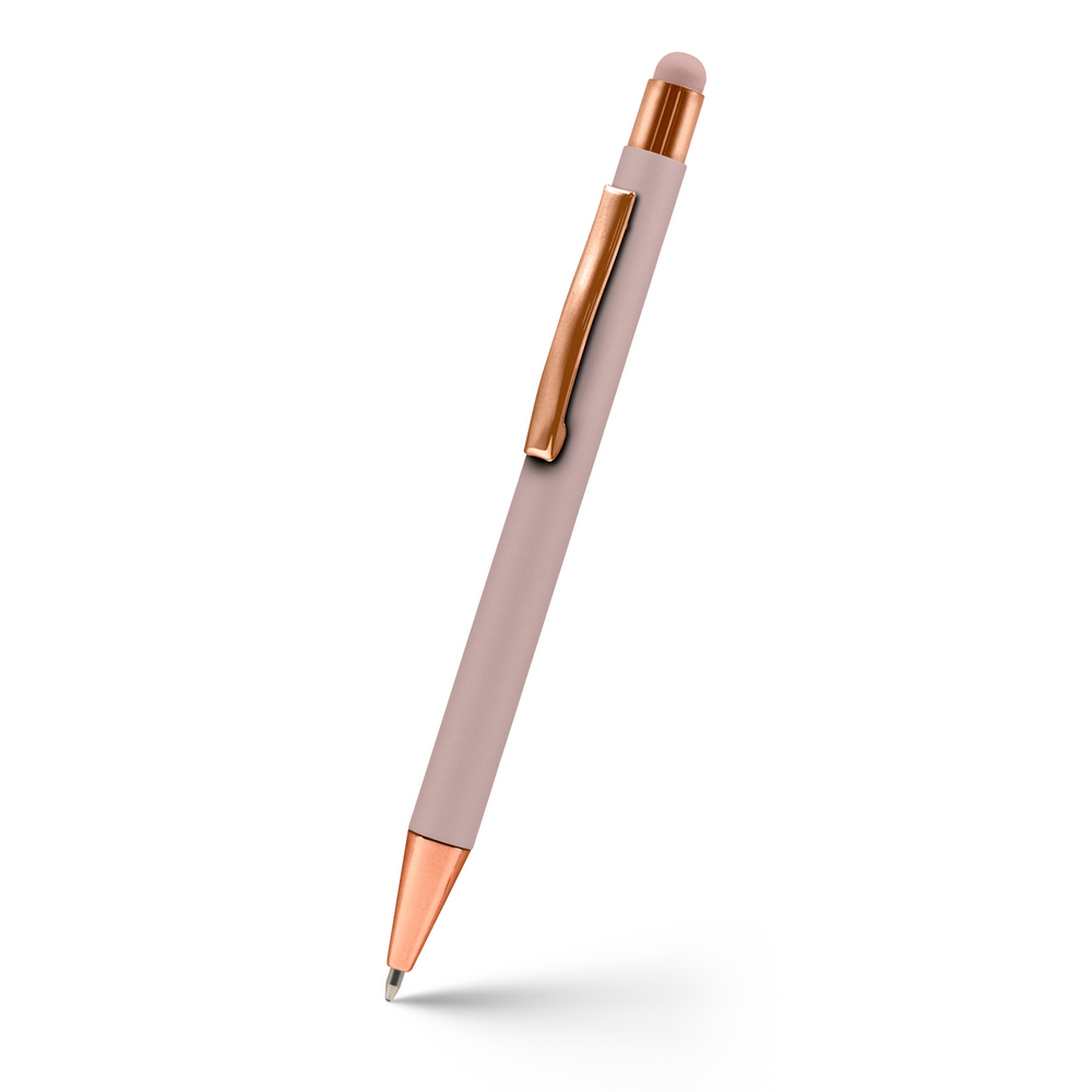 Aluminiowy długopis z touch pen Ida - elegancki gadżet promocyjny - Długopisy metalowe z nadrukiem logo | VEBI - zdjęcie 25