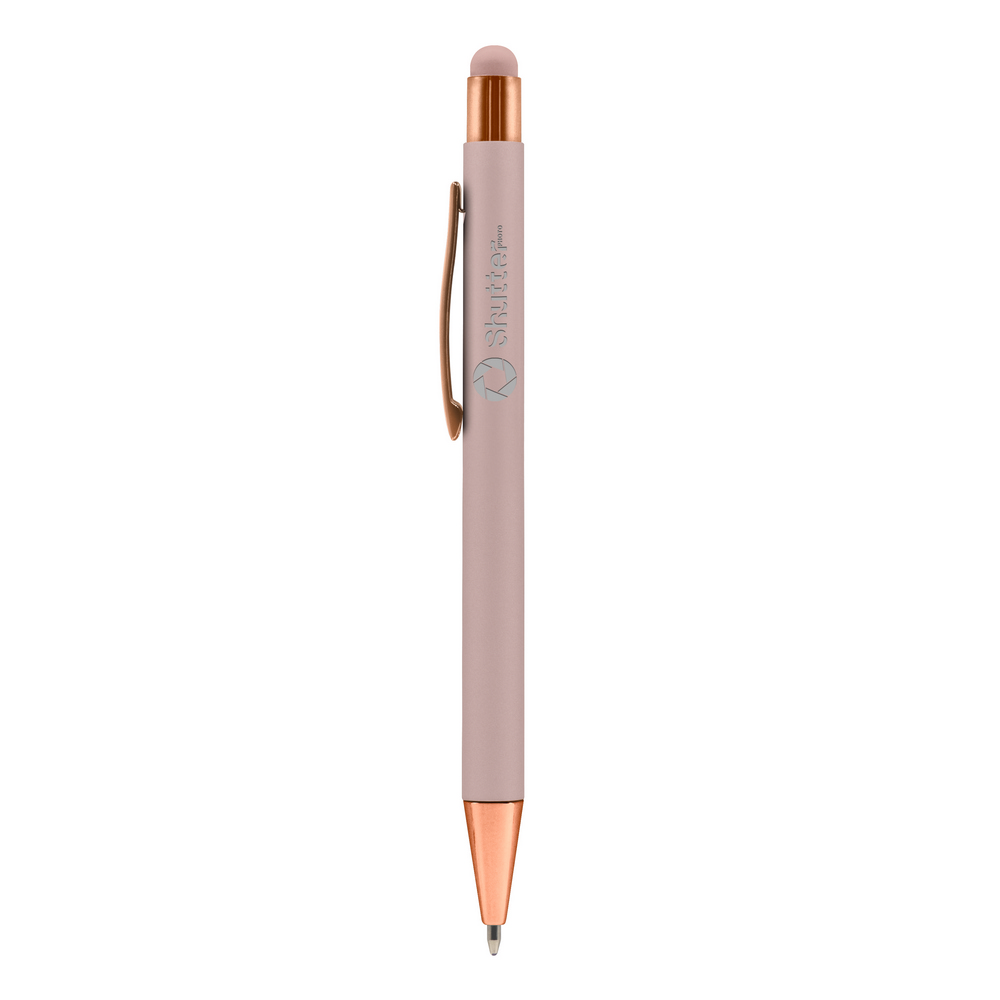 Aluminiowy długopis z touch pen Ida - elegancki gadżet promocyjny - Długopisy metalowe z nadrukiem logo | VEBI - zdjęcie 29
