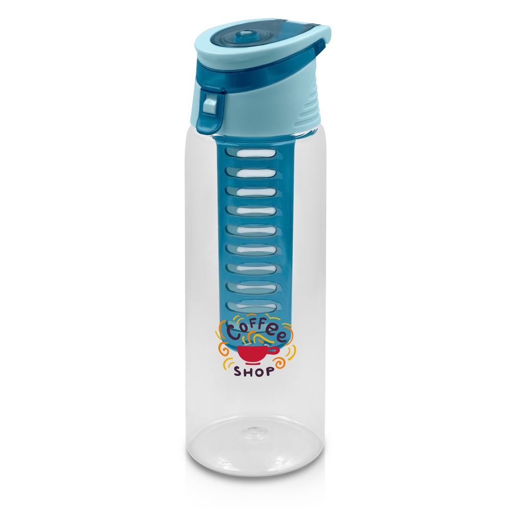 Butelka sportowa z Tritanu 700 ml z wkładem na owoce - Butelki i bidony z nadrukiem logo | VEBI - zdjęcie 19