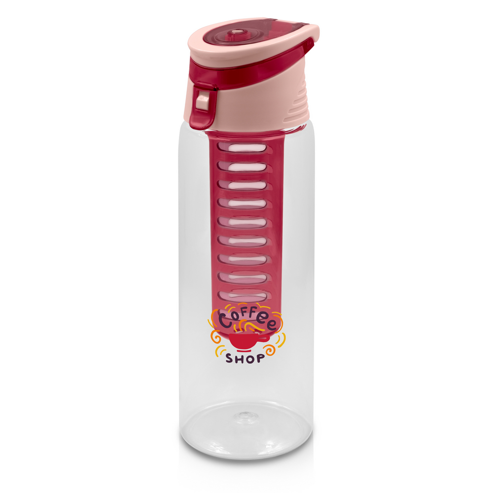 Butelka sportowa z Tritanu 700 ml z wkładem na owoce - Butelki i bidony z nadrukiem logo | VEBI - zdjęcie 35