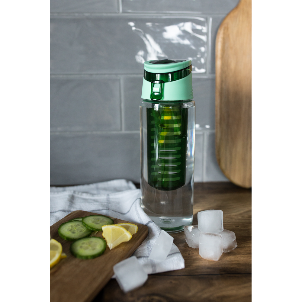 Butelka sportowa z Tritanu 700 ml z wkładem na owoce - Butelki i bidony z nadrukiem logo | VEBI - zdjęcie 10