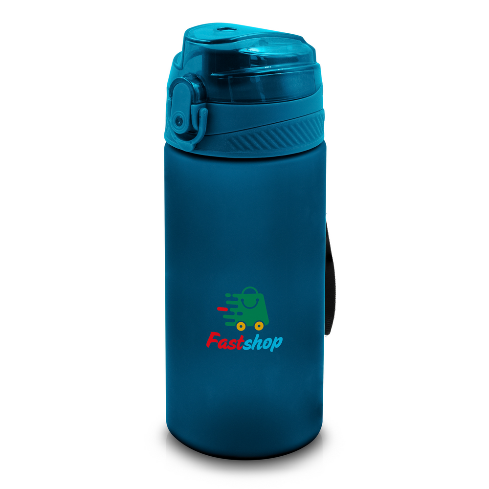 Butelka sportowa Leila 500 ml z Tritanu – szronione wykończenie - Butelki i bidony z nadrukiem logo | VEBI