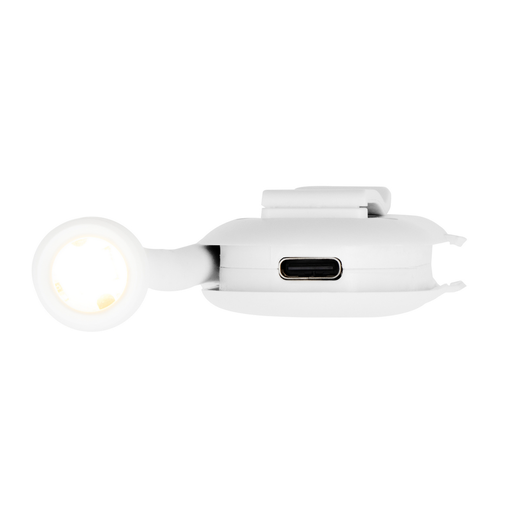Elastyczna lampka do czytania Mazi z USB-C - Elektronika z nadrukiem logo | VEBI - zdjęcie 8