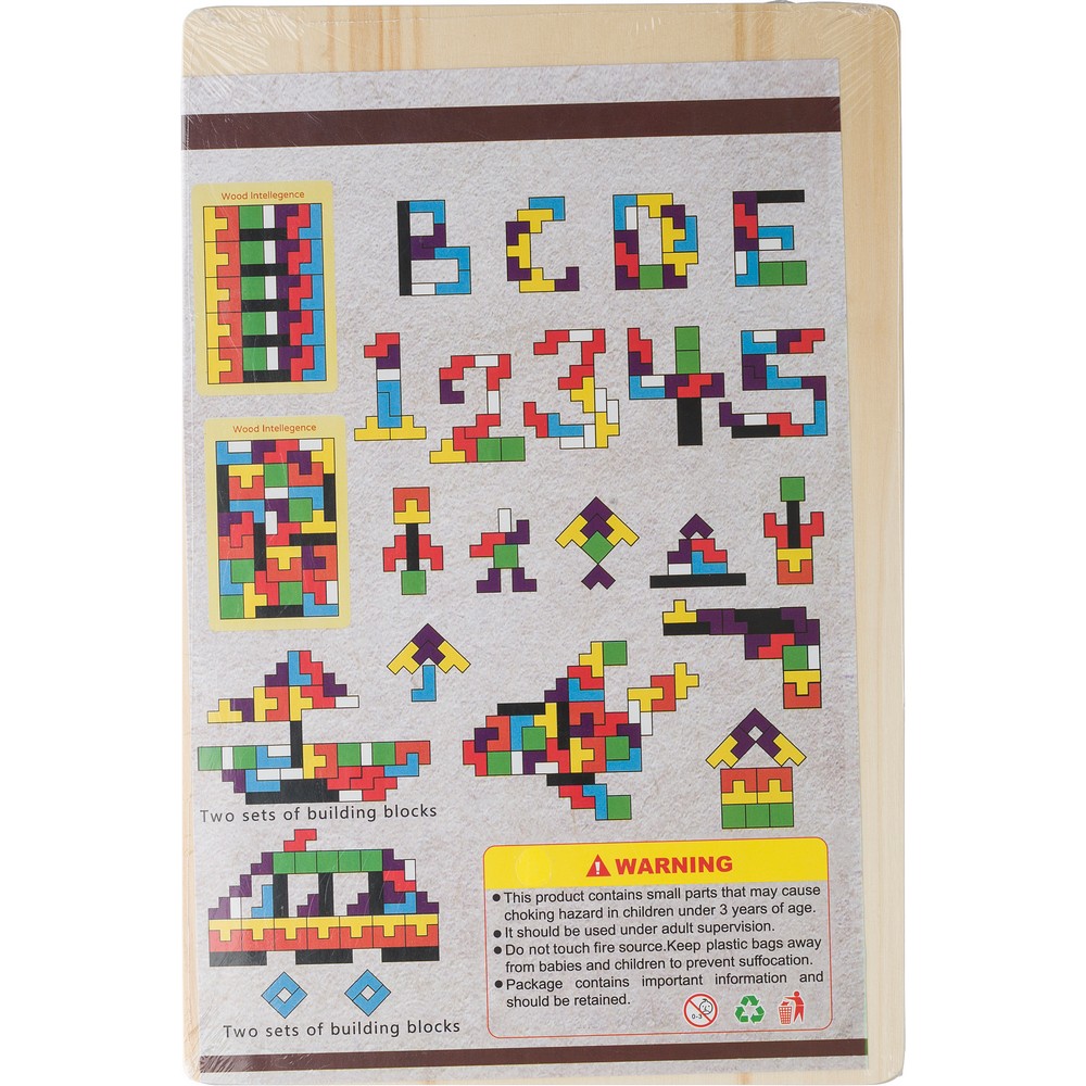 Puzzle reklamowe 40 elementów w bawełnianym worku - Gry i zabawy z nadrukiem logo | VEBI - zdjęcie 11