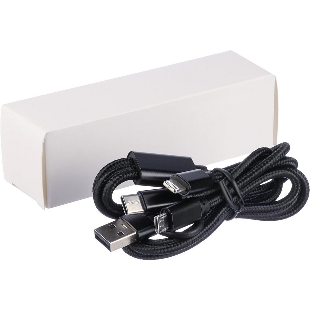 Uniwersalny kabel do ładowania z 4 końcówkami - Kable z nadrukiem logo | VEBI - zdjęcie 8