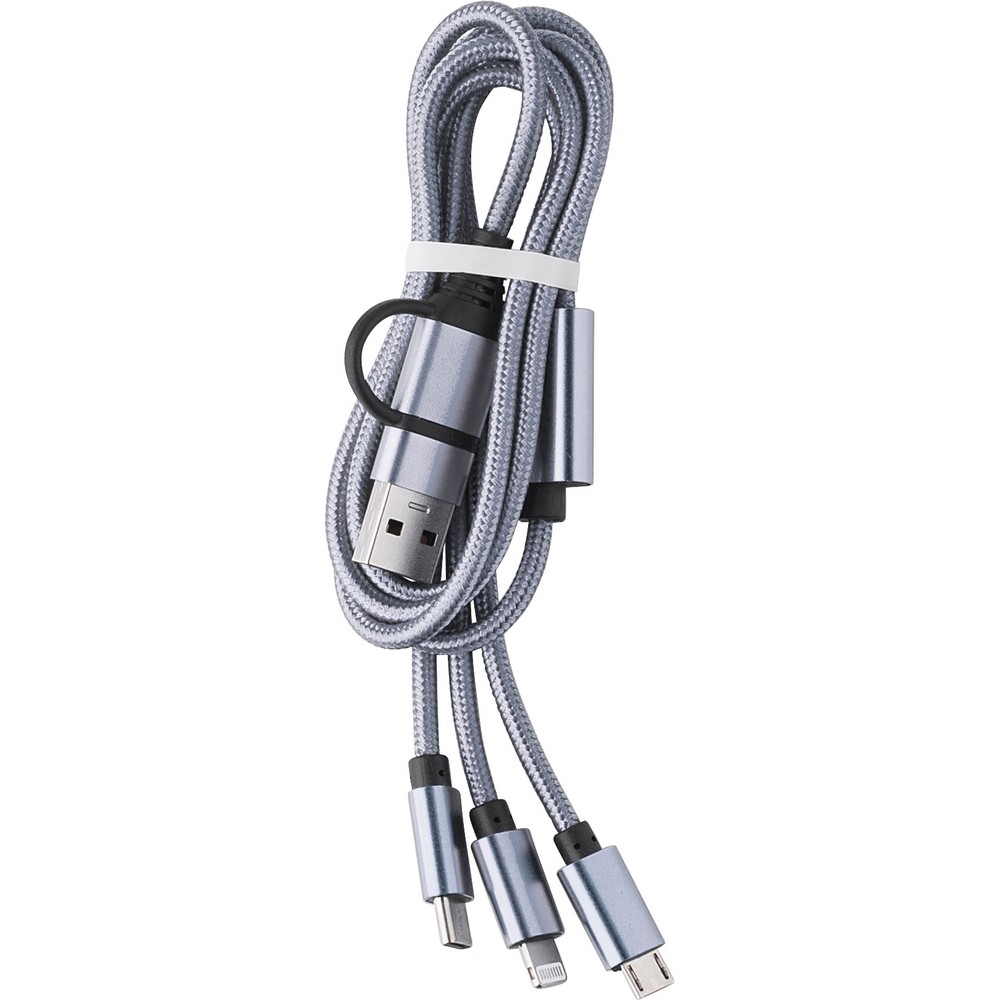 Uniwersalny kabel do ładowania z 4 końcówkami - Kable z nadrukiem logo | VEBI - zdjęcie 11