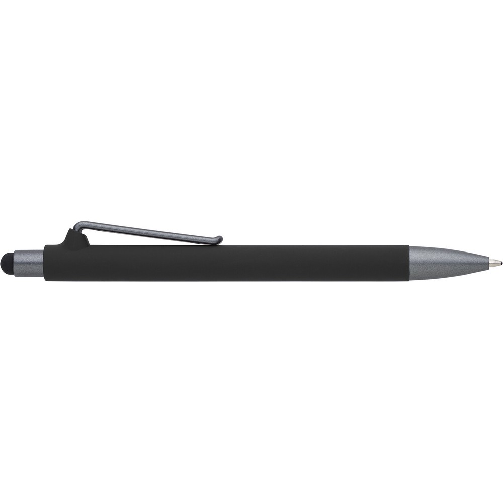 Długopis z touch penem - matowy z klipem - Touch pen z nadrukiem logo | VEBI - zdjęcie 5