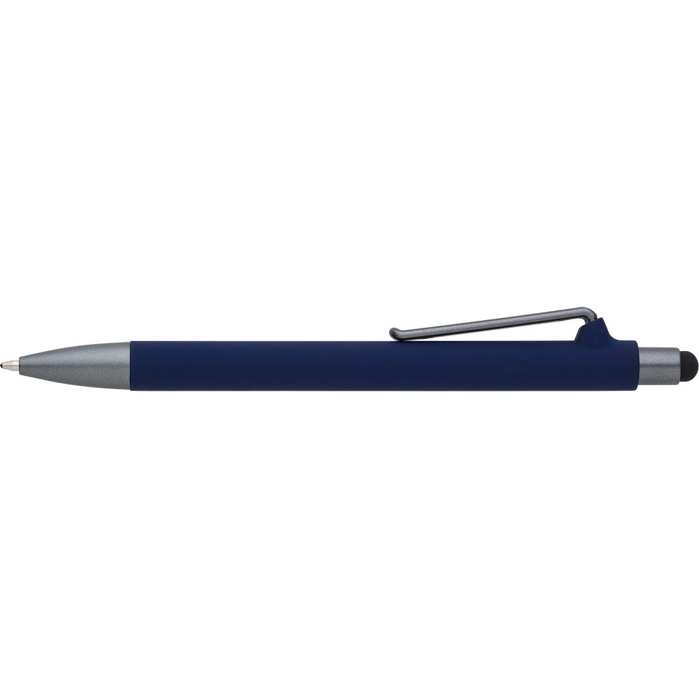 Długopis z touch penem - matowy z klipem - Touch pen z nadrukiem logo | VEBI - zdjęcie 8