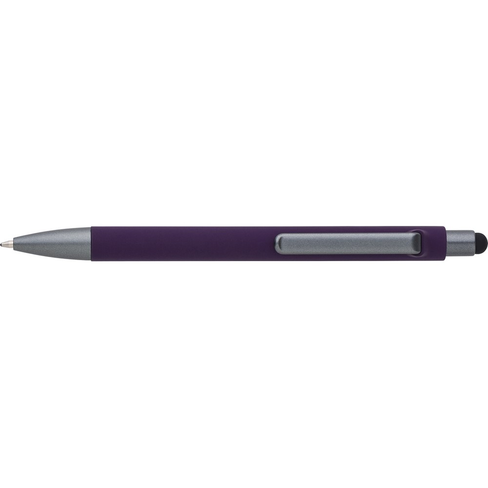 Długopis z touch penem - matowy z klipem - Touch pen z nadrukiem logo | VEBI - zdjęcie 7