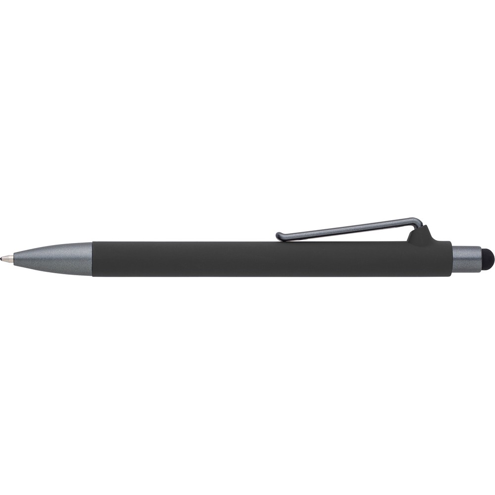 Długopis z touch penem - matowy z klipem - Touch pen z nadrukiem logo | VEBI - zdjęcie 15