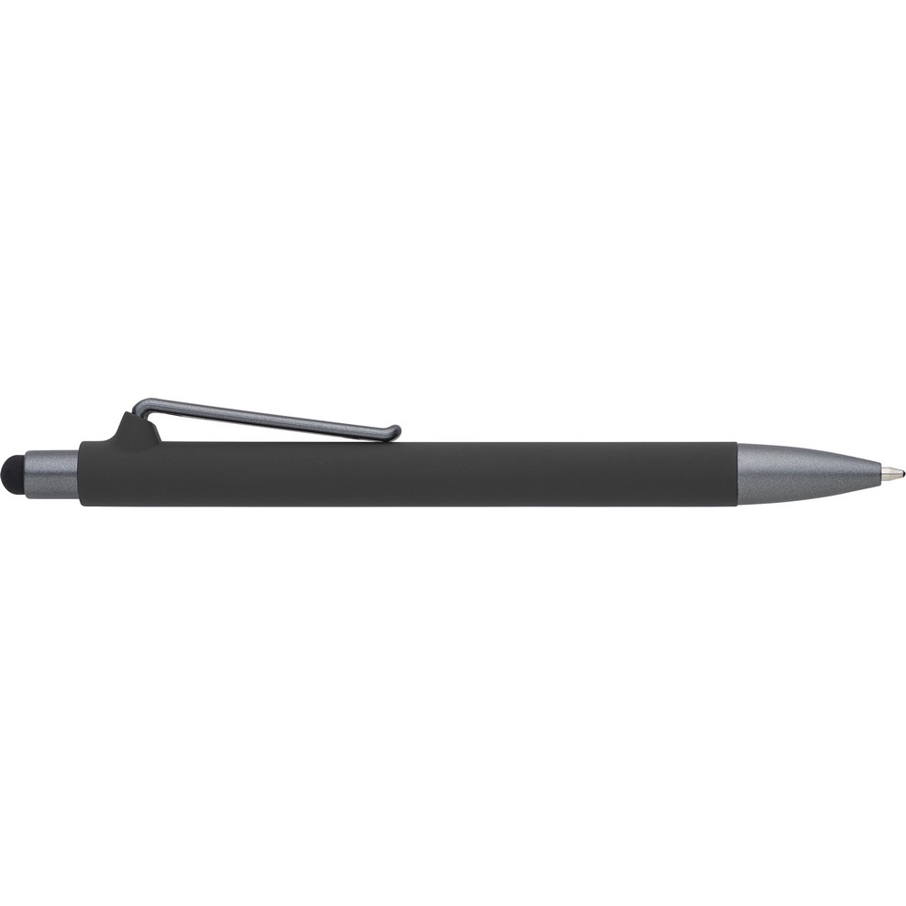 Długopis z touch penem - matowy z klipem - Touch pen z nadrukiem logo | VEBI - zdjęcie 17