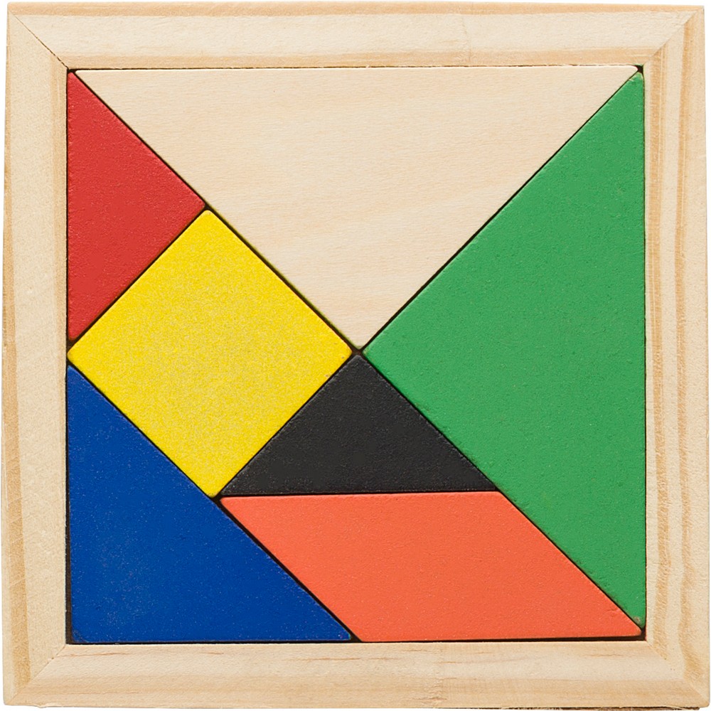 Tangram - tradycyjne chińskie puzzle z 7 elementów - Gry i zabawy z nadrukiem logo | VEBI - zdjęcie 6