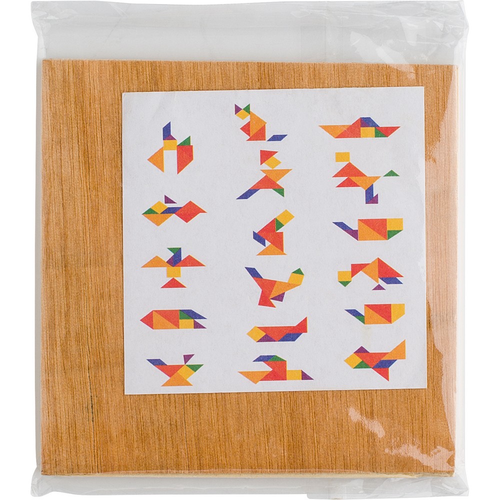 Tangram - tradycyjne chińskie puzzle z 7 elementów - Gry i zabawy z nadrukiem logo | VEBI - zdjęcie 8