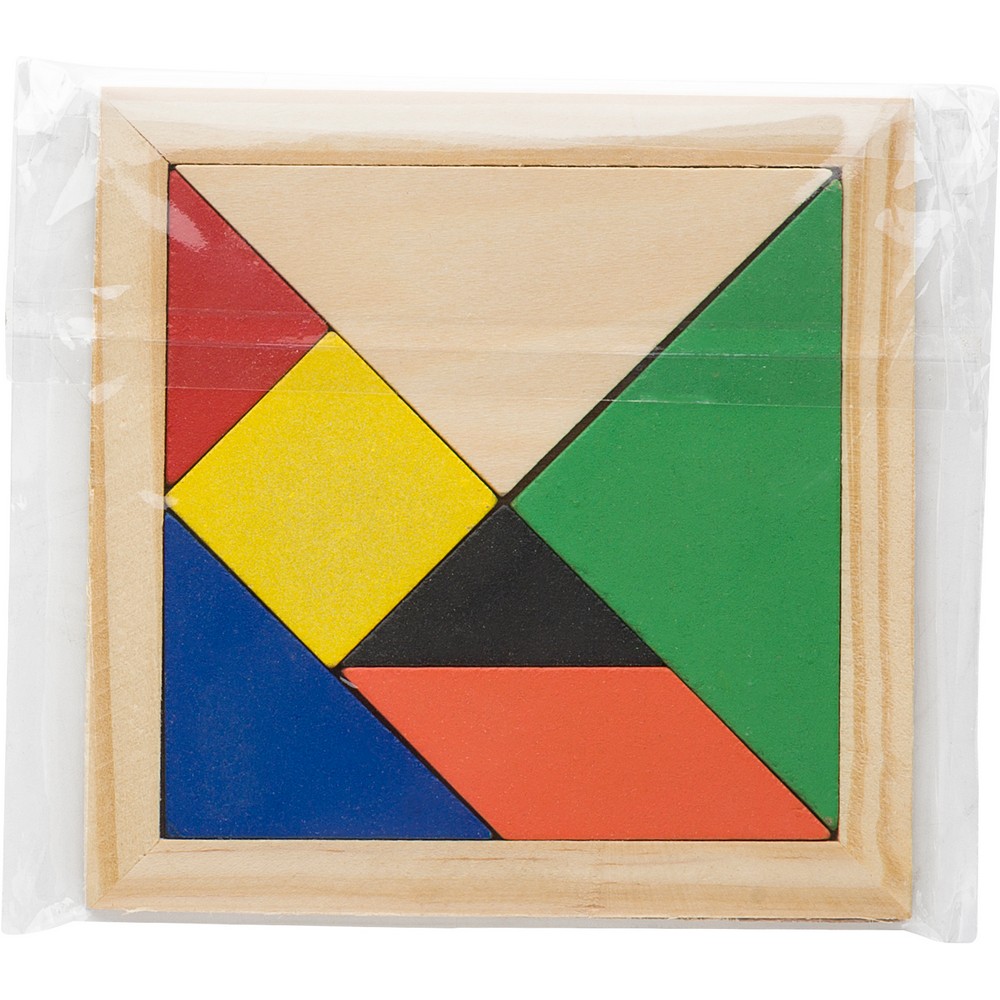Tangram - tradycyjne chińskie puzzle z 7 elementów - Gry i zabawy z nadrukiem logo | VEBI - zdjęcie 9