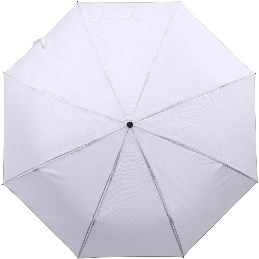Parasol składany z materiału RPET - ekologiczny gadżet reklamowy - Parasole manualne z nadrukiem logo | VEBI - zdjęcie 2
