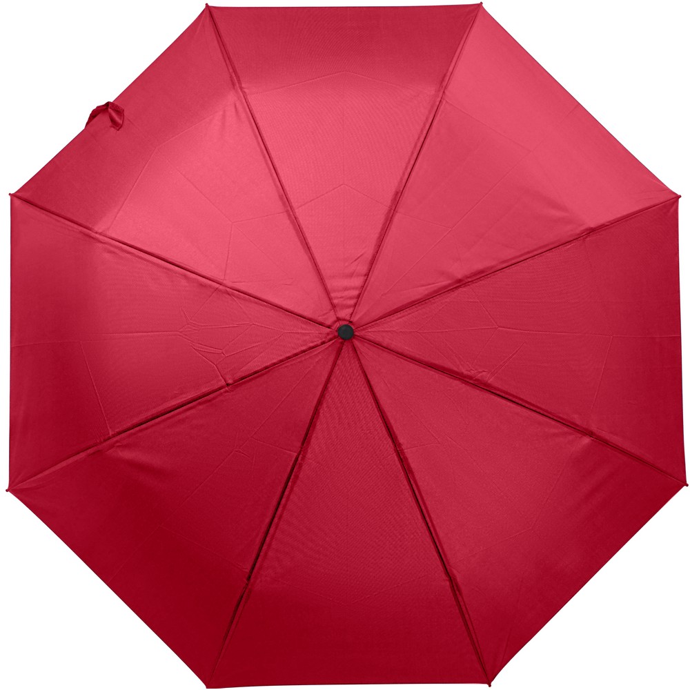 Parasol składany z materiału RPET - ekologiczny gadżet reklamowy - Parasole manualne z nadrukiem logo | VEBI - zdjęcie 9