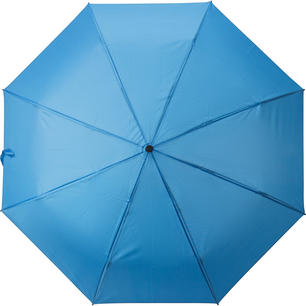 Parasol składany z materiału RPET - ekologiczny gadżet reklamowy - Parasole manualne z nadrukiem logo | VEBI - zdjęcie 17