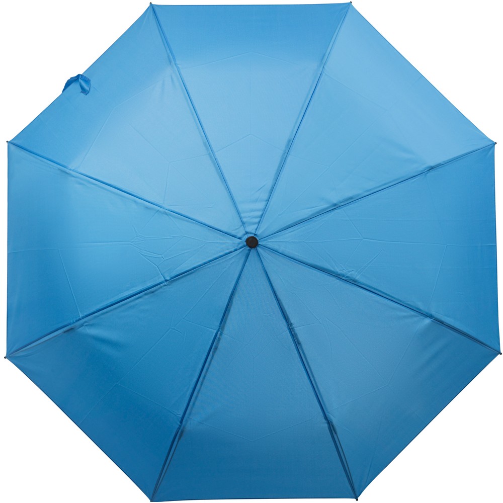Parasol składany z materiału RPET - ekologiczny gadżet reklamowy - Parasole manualne z nadrukiem logo | VEBI - zdjęcie 18
