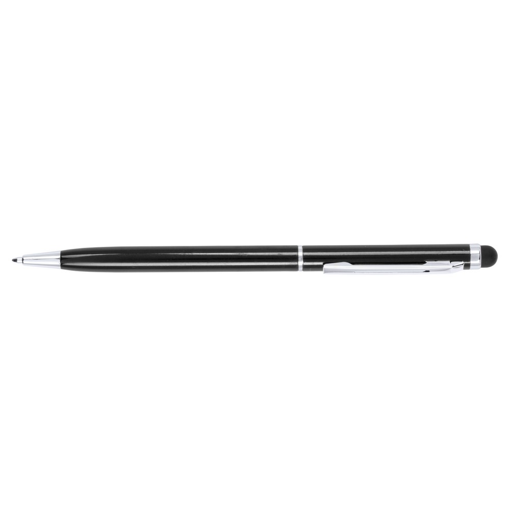 Długopis touch pen aluminiowy z błyszczącym trzonem - Touch pen z nadrukiem logo | VEBI